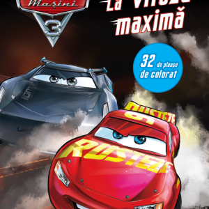 Mașini 3. La viteză maximă. 32 de planșe de colorat