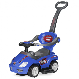 masinuta-3-in-1-cu-maner-de-impins-deluxe-mega-car-812613.png Masinuta 3 in 1 cu maner de impins, Deluxe Mega Car, albastru