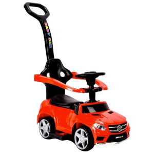 Masinuta copii 5188T rosu, 6V cu maner parental, lumini si muzica, 1-3 ani, 20 kg