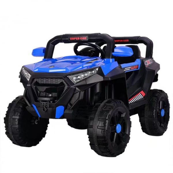 masinuta-electrica-4x4-kinderauto-bjf119a-120w-12v-cu-scaun-tapitat-albastru-copie-897406.jpg Masinuta electrica 4x4 Kinderauto SuperCar, 100W 12V, cu scaun tapitat, music player, pentru copii 2-5 ani, albastra