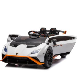 masinuta-electrica-cu-functie-drift-lamborghini-huracan-sto-putere-500w-24v-echipare-premium-alb-628904.jpg Masinuta electrica cu functie drift Lamborghini Huracan STO, putere 500W, 24V, echipare Premium, alb