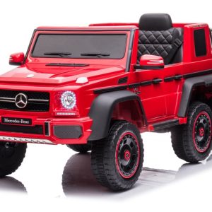 Masinuta electrica copii Mercedes G63 6x6, 210W, 12V 10Ah, echipare Premium, rosie