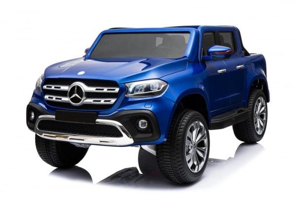 Masinuta electrica pentru copii,  Mercedes X-Class 4x4 180W 12V 14Ah PREMIUM  Albastru