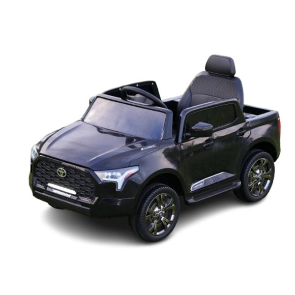 Masinuta electrica pentru copii, Toyota Tundra I-max Force, 12V 80W, echipata premium, neagra