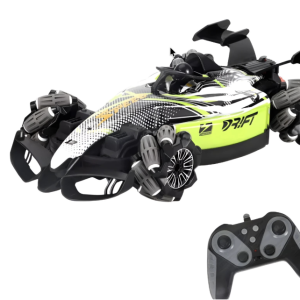 Masinuta RC Formula Drift 360 cu roti omni-directionale, efect jet luminos si sunete, 35 cm, +6 ani