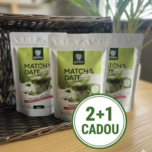 matcha-3.webp Matcha Date Latte cu Coama Leului, Pudră de Curmale și Ghimbir, Energie și Focus până la ultimul task, ECO, 300g | Golden Flavours
