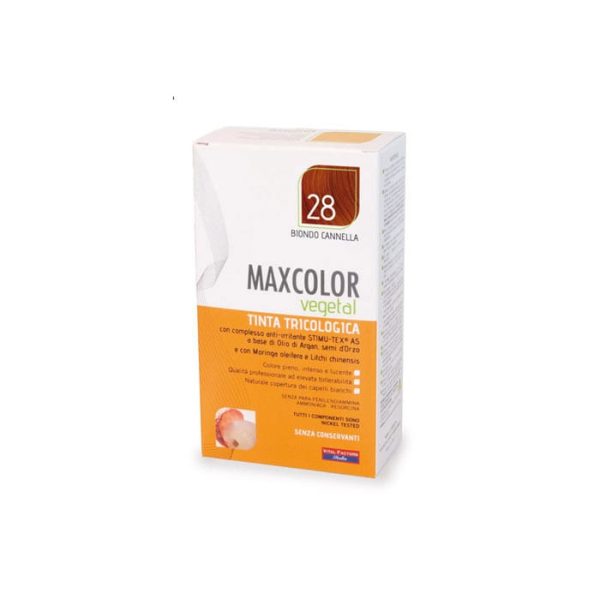 Vopsea de Par MaxColor Vegetal 28 CASTANIU SCORTISOARA