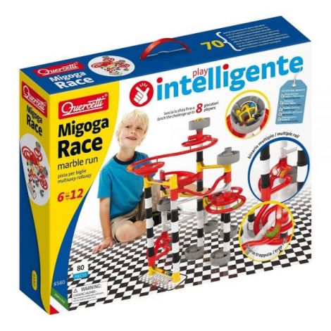 migoga-race-marble-run.jpg Joc de construcție educativ Migoga Race Marble Run, 6-12 ani, Quercetti Q06560