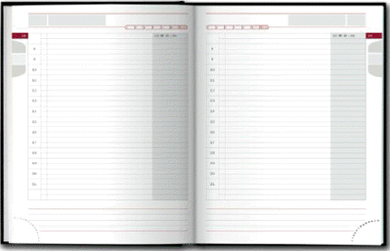 miradoralbastru.jpg Agenda Brunnen nedatată 14,5x20,6cm, Mirador albastru