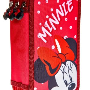 Penar cu 3 fermoare, echipat,  39 piese, Minnie Mouse
