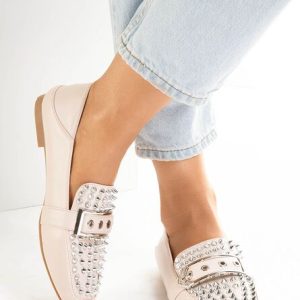 Mocasini dama Paige Bej