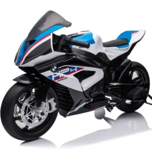 Motocicleta electrica cu licenta BMW HP4 Premium, pentru copil 3-9 ani, culoare Alba