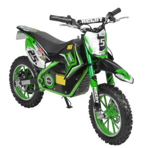 Motocicleta electrica pentru copii Kinder Eco Ghepard 500W 36V, culoare verde