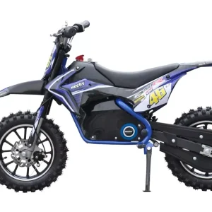 Motocicleta electrica pentru copii Kinder Eco Ghepard 500W 36V, culoare albastra