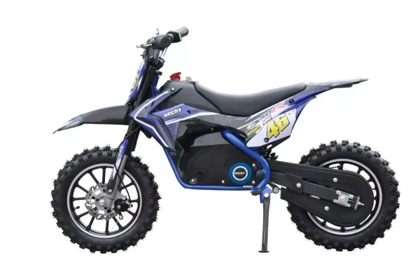 Motocicleta electrica pentru copii Kinder Eco Ghepard 500W 36V, culoare albastra