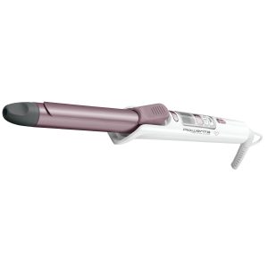 Ondulator de păr Rowenta Premium Care Precious Curls CF3460F0  8 trepte de temperatură 130 - 200 °C  Cronometru  Cashmere Keratin  alb