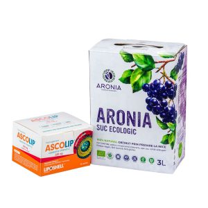 pachet-ascolip-aronia-cirese-088.jpg Pachet Promoțional - Vitamina C Lipozomală 500mg LIPOSHELL® + Suc de Aronia 3L