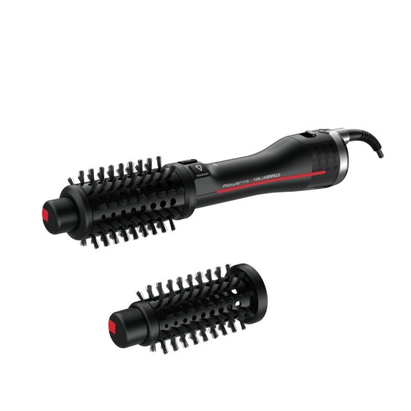 Peria rotativă cu aer cald Rowenta Karl Lagerfeld Pro Stylist CF961LF0  750W  tehnologie Pro Dual Motion  generator de ioni  înveliş exclusiv Kera