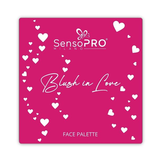 Paleta Multifunctionala Blush in Love SensoPRO Milano, Rosy Rebel