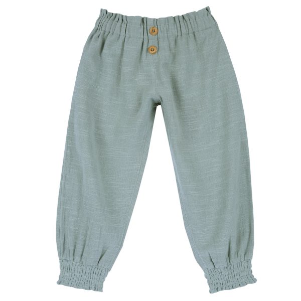 Pantaloni copii Chicco bufanti, verde menta, 11999-68MC