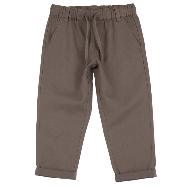 Pantaloni copii Chicco, maro deschis, 02062-70MC
