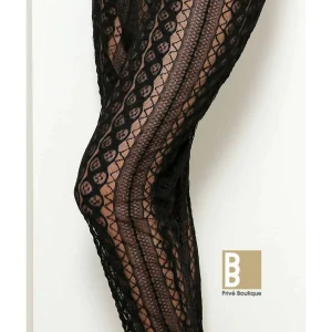 Pantaloni dantela cu tur lasat