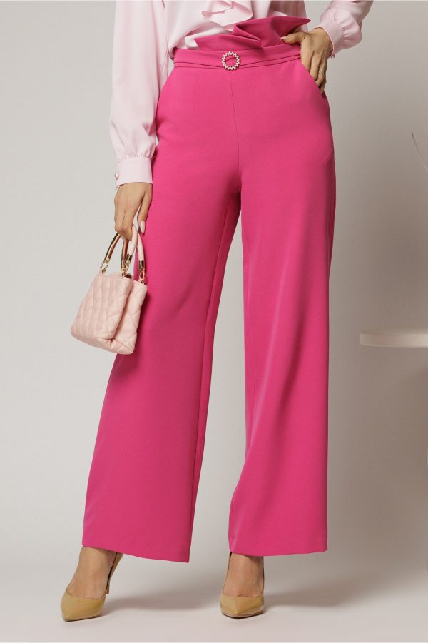 pantaloni-dy-fashion-fucsia-cu-croi-evazat-si-catarama-in-talie-1456036-1147546-4.jpeg Pantaloni DY Fashion fucsia cu croi evazat si catarama in talie