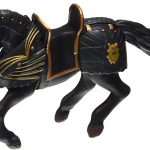 Papo - Figurina Cal Negru in Armura