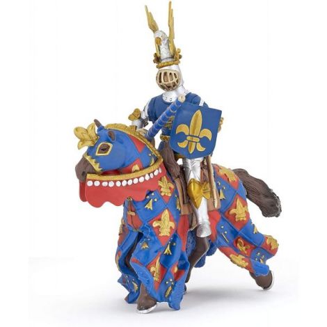 papo-figurina-cavaler-crin-albastru.jpg Papo Figurina Cavaler Crin Albastru