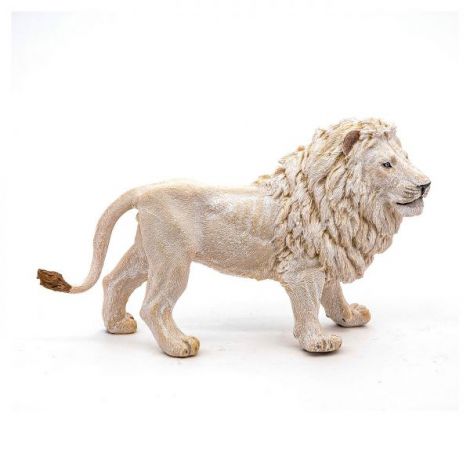 Papo Figurina Leu Alb
