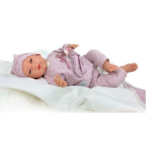 Papusa Nines D Onil, Celia, nou-nascut, premium, cu miros de vanilie, 1700 gr, 48 cm