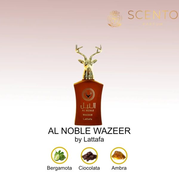 Parfum arabesc Al Noble Wazeer by Lattafa, apa de parfum 100ml, unisex - Original Dubai