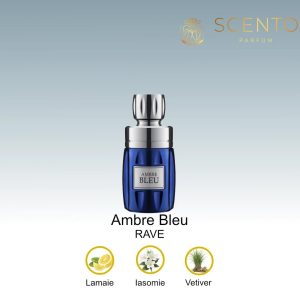 Parfum arabesc Ambre Bleu, RAVE, apa de parfum 100 ml, barbati