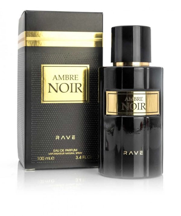 Parfum arabesc Ambre Noir, RAVE, apa de parfum 100 ml, unisex
