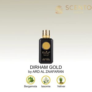 Parfum arabesc Dirham Gold, Ard Al Zaafaran, apa de parfum 100 ml, unisex - Original Dubai