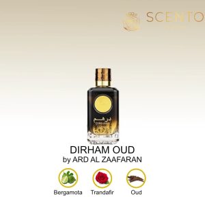 Parfum arabesc Dirham Oud, Ard Al Zaafaran, apa de parfum 100 ml, unisex - Original Dubai