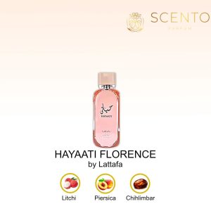 Parfum arabesc Lattafa Hayaati Florence, apa de parfum 100ml, femei - Original Dubai