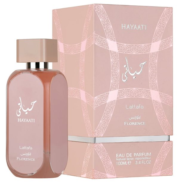 Parfum arabesc Lattafa Hayaati Florence, apa de parfum 100ml, femei - Original Dubai