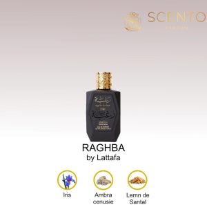 Parfum arabesc Raghba, Lattafa, apa de parfum 100 ml, barbati - Original Dubai