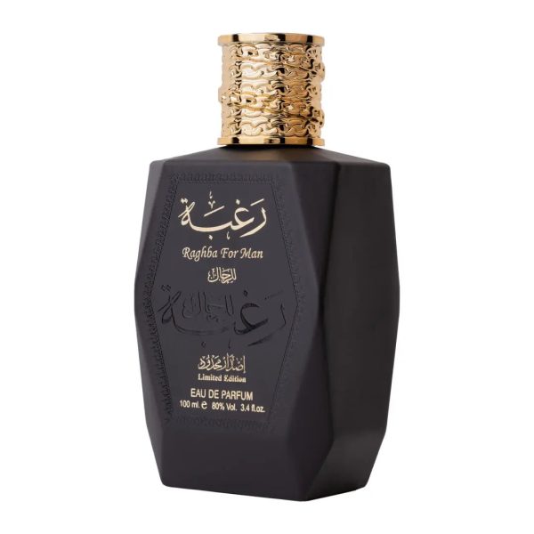 Parfum arabesc Raghba, Lattafa, apa de parfum 100 ml, barbati - Original Dubai