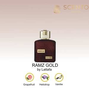 Parfum arabesc Ramz Lattafa Gold, apa de parfum, 100 ml, unisex - Original Dubai