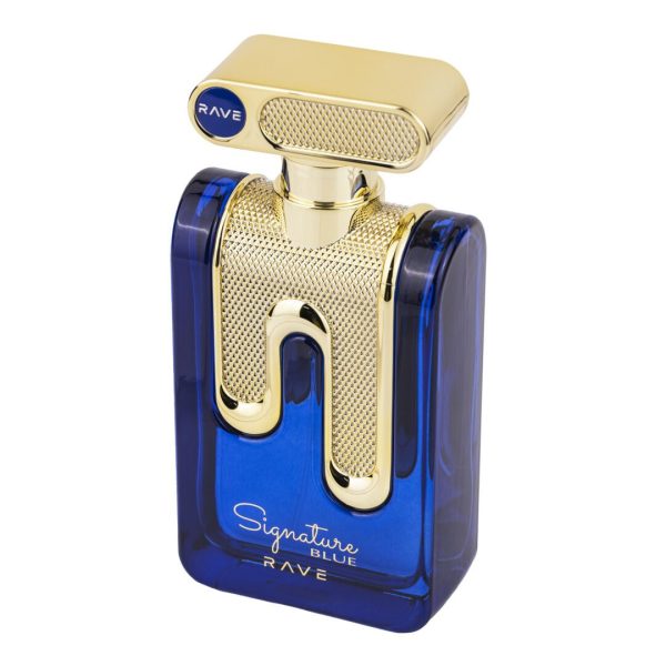 Parfum arabesc Signature Blue, RAVE, apa de parfum 100 ml, barbati