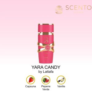 Parfum Yara Candy, Lattafa, apa de parfum 100 ml, femei - Original Dubai
