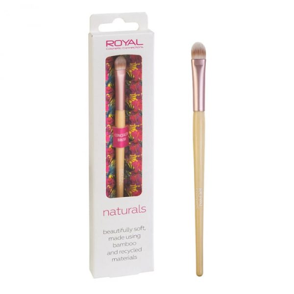 pensula-profesionala-pentru-ten-royal-pro-expert-face-brush-18-cm-copie-18105-3543.jpg Pensula din bambus pentru aplicarea corectorului ROYAL Natural Concealer Brush, 100% Eco-friendly