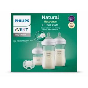 philips-avent-set-biberoane-natural-response-sticla.jpg Set biberoane din sticla pentru nou-nascuti Natural Response, Philips Avent