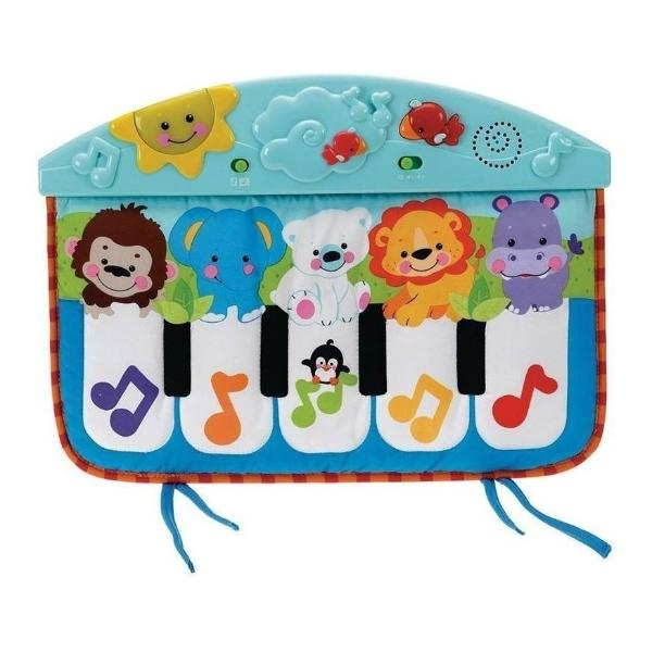 Covoras muzical pian pentru patut de bebe