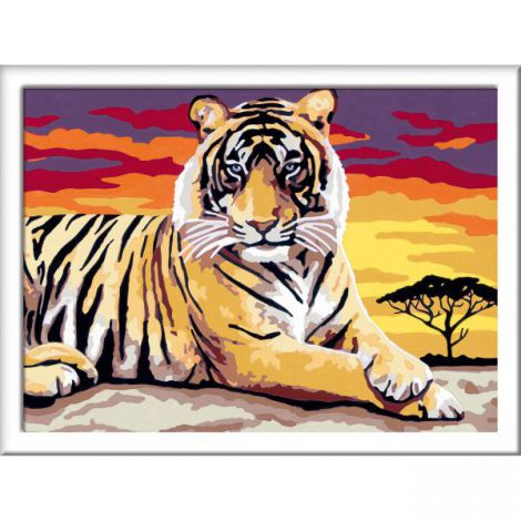 pictura-pe-numere-tigru-1.jpg Pictura pe numere - tigru 28937 Ravensburger