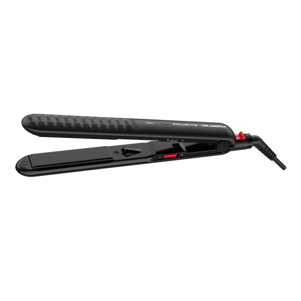 plade_de_par_sf323lf0_1_.png Placa de par ROWENTA x Karl Lagerfeld Optiliss SF323LF0 invelis Keratin & Glow varf rece negru & rosu