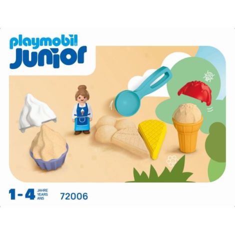 Playmobil - Junior Jucarii de nisip pentru pasionatii de inghetata