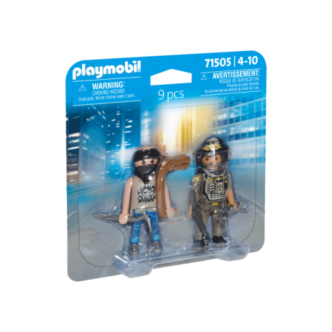 playmobil-set-2-figurine-politist-cu-hot.png Playmobil-SET 2 FIGURINE POLITIST CU HOT